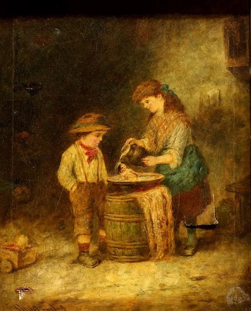 Il bagno delle bambole